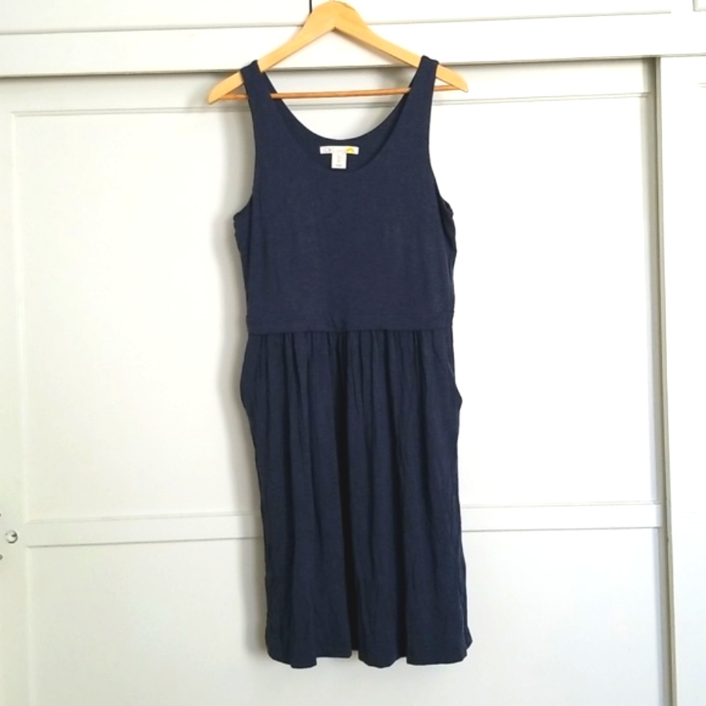 ❤️$6 Sale!❤️ Heather Blue Dress with Pockets EUC